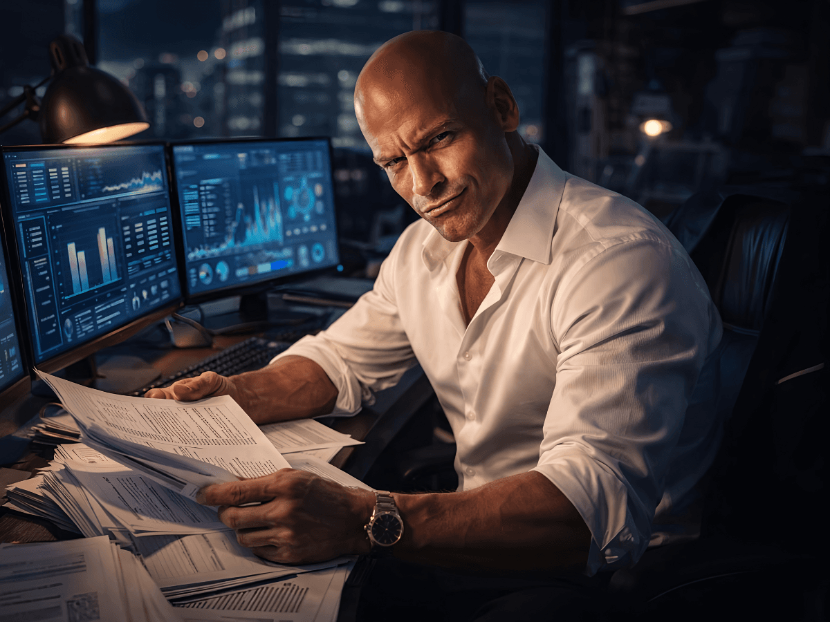 Magnus Daugschiit investigating