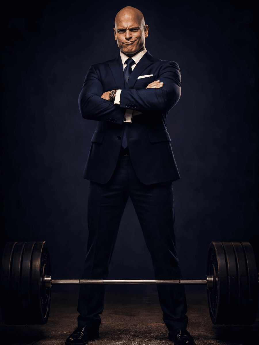 Magnus Daugschiit in commanding pose